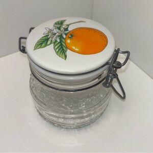 Cove vintage 1/2 L flip top bale wire jar with ceramic lid